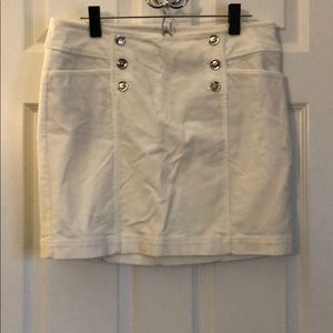 White House Black Market Velvet Skirt